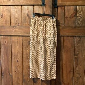 Zara Satin Printed Pants